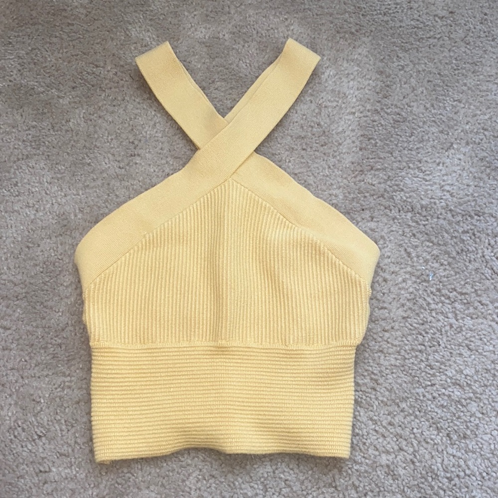 Abercrombie Ottoman Rib Twist Tank